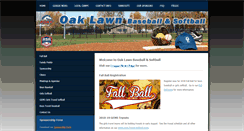 Desktop Screenshot of oaklawnbaseball.com
